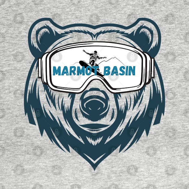 Marmot Basin Ski Alberta Canada by DW Arts Design